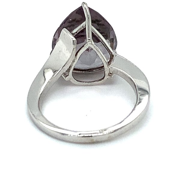 Purple Tourmaline 11.15ct Solid 18K Gold Ring - Picture 6 of 9